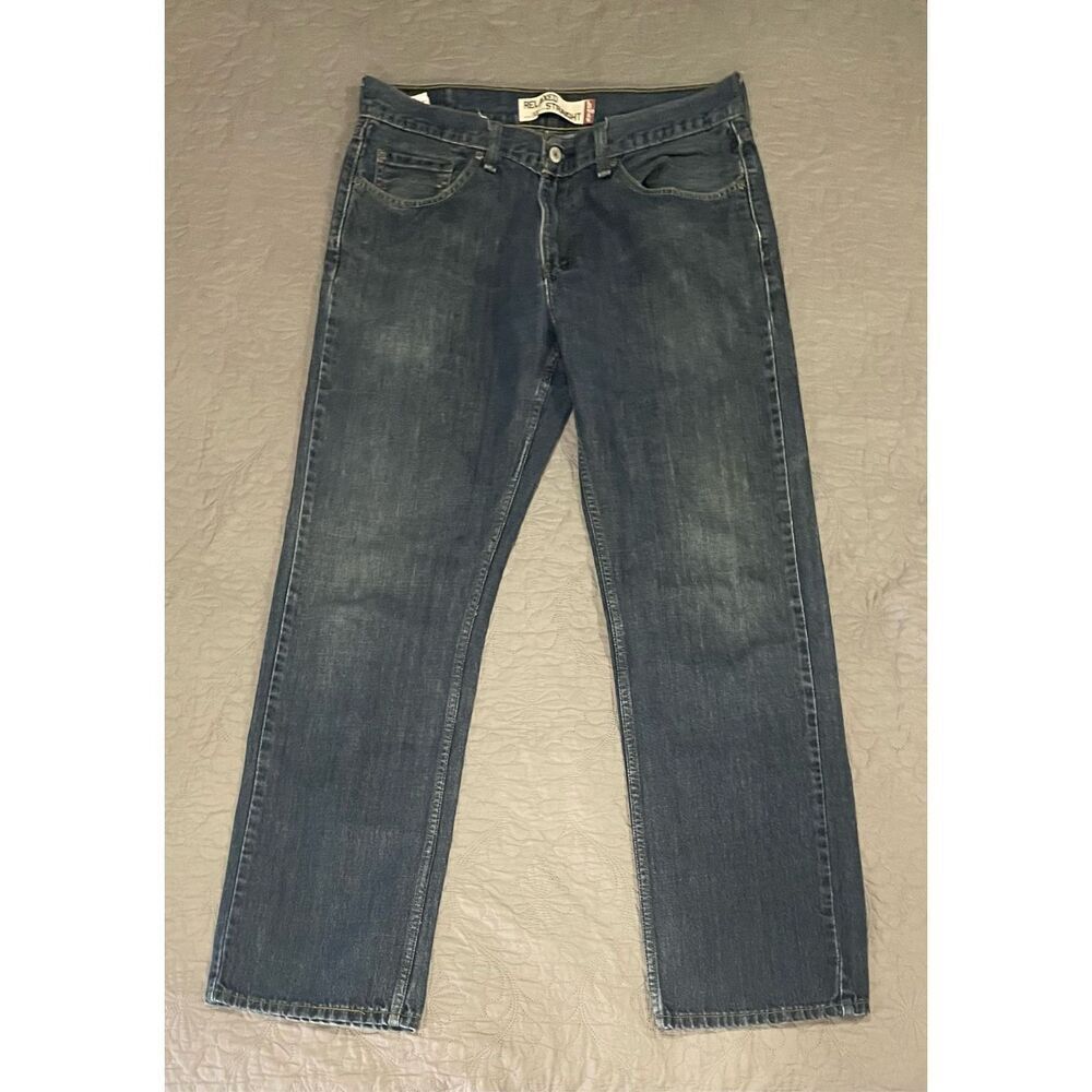 Levi’s Relaxed Straight Men’s Jeans 34x34 Dark Wash